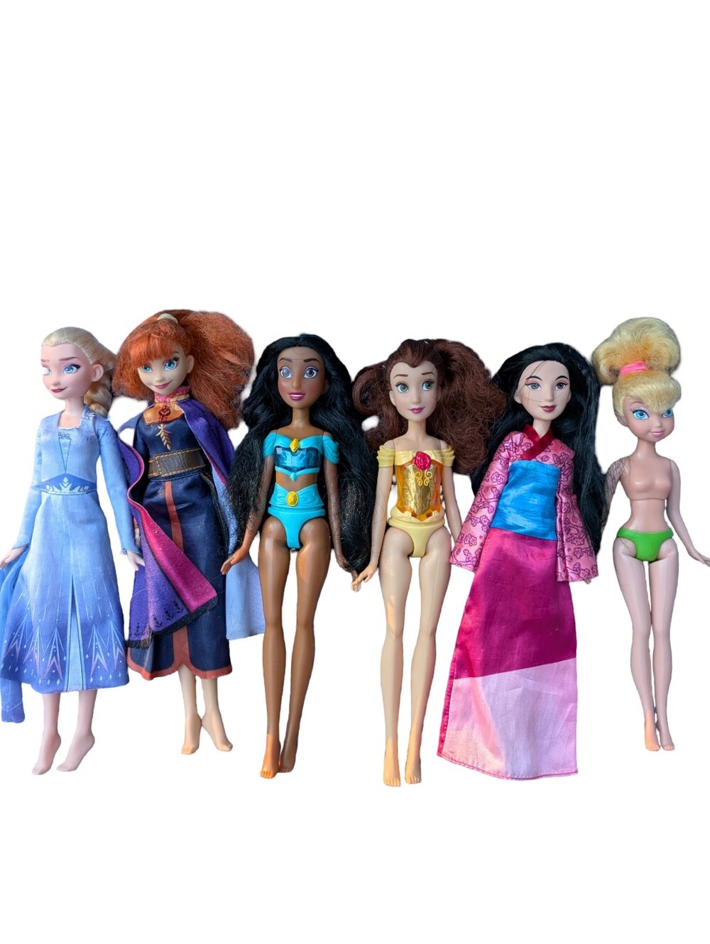 2 For $20 🩷 Disney Princess Dolls TLC Lot -